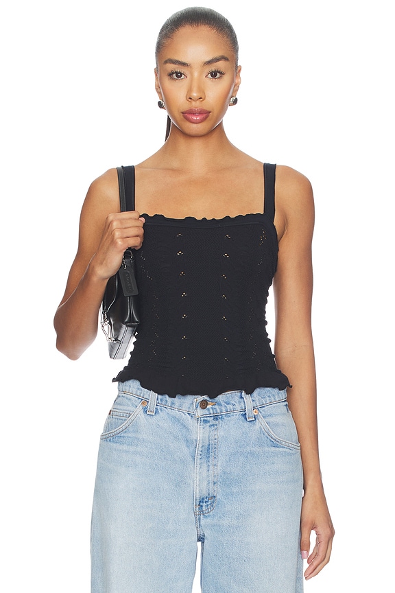 view 1 of 4 x REVOLVE x Revolve So Soft Femme Square Neck Cami in Black