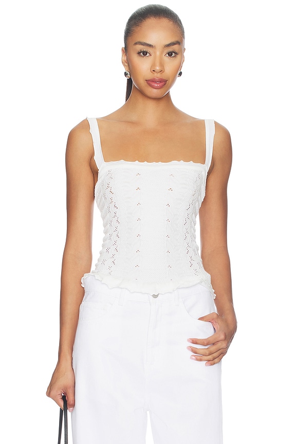 view 1 of 5 x REVOLVE x Revolve So Soft Femme Square Neck Cami in Clean Ivory