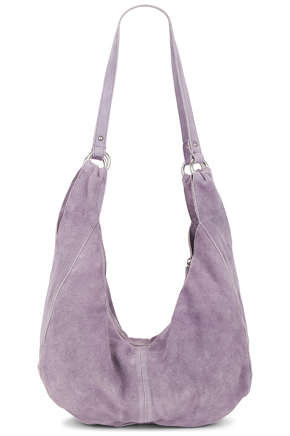 view 2 of 4 Roma Suede Tote in Lilac Dusk