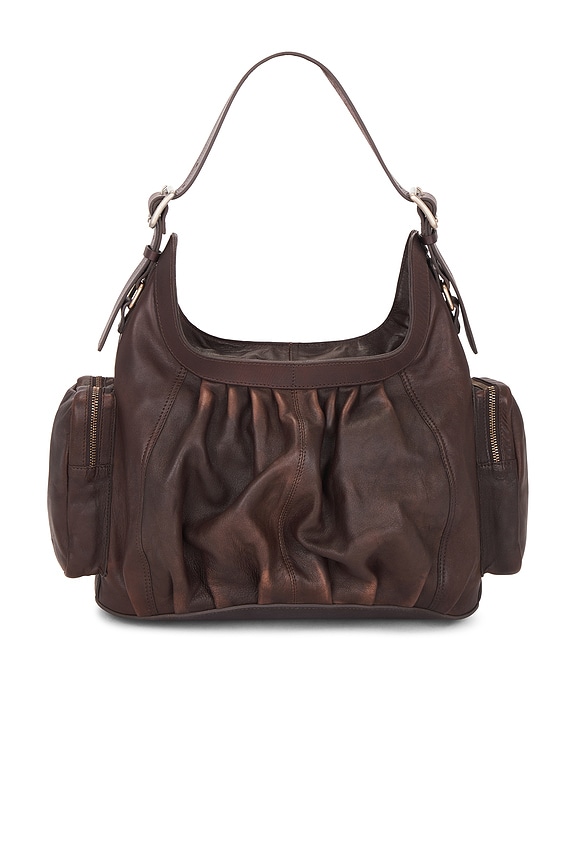 view 2 of 4 x We The Free Hattie Hardware Shoulder Bag in Espresso