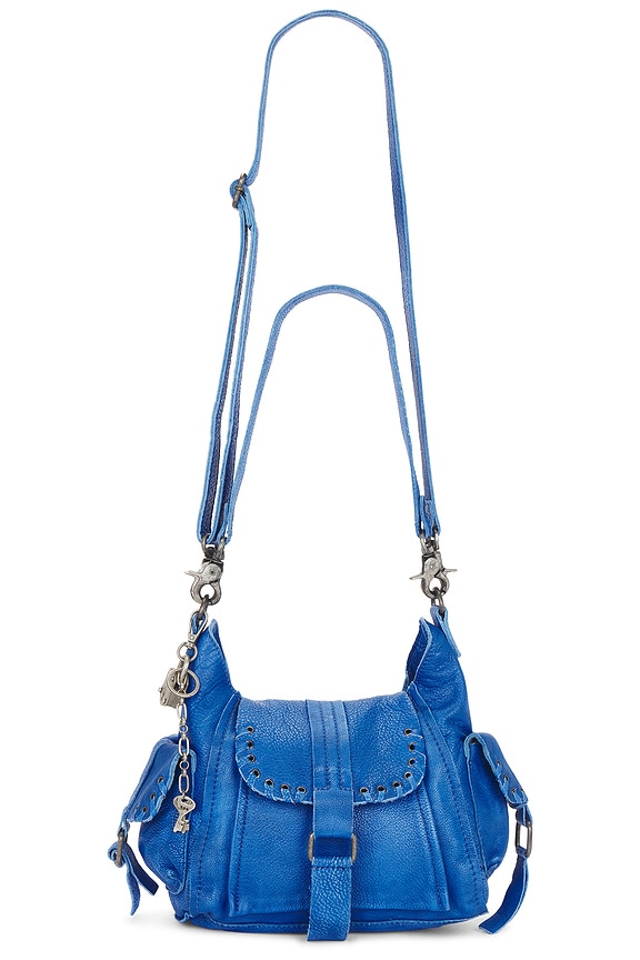 view 1 of 5 SAC PORTÉ ÉPAULE WTF BABY LEIGH in Sapphire