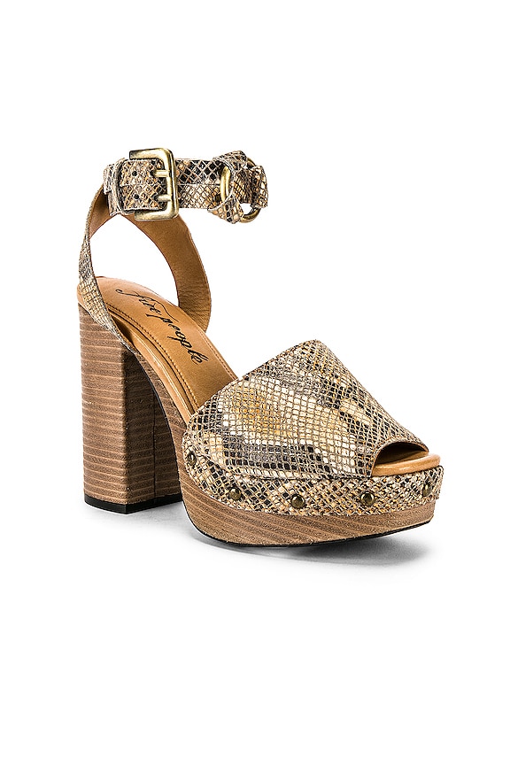 view 2 of 5 AVEC PATIN JUSTINE in Brown Combo