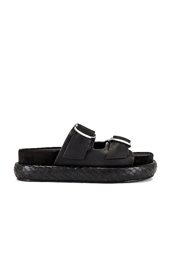 Free People Panama Footbed Sandal in Black | REVOLVE