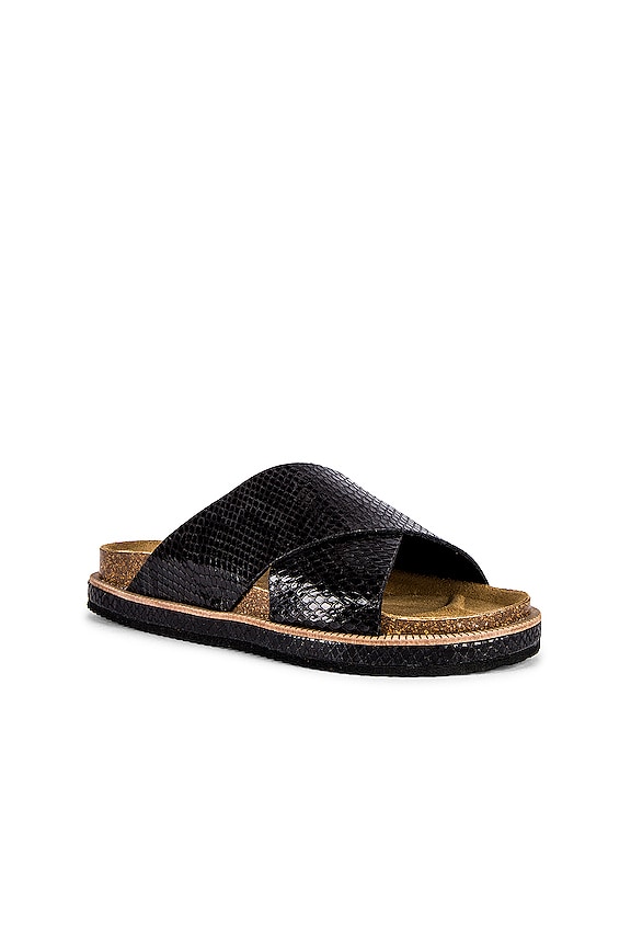 view 2 of 5 Sidelines Footbed Sandals in Black