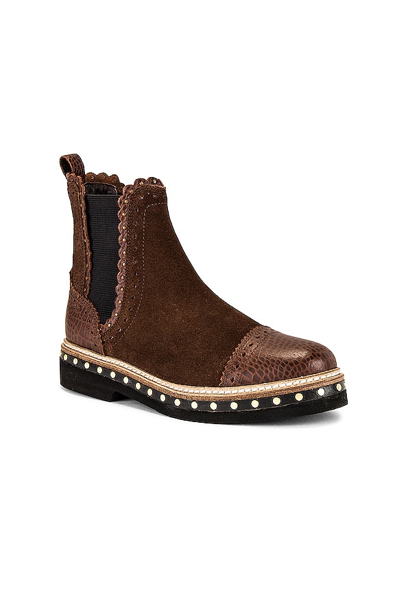 view 2 of 5 BOTTINES ATLAS in Chocolate