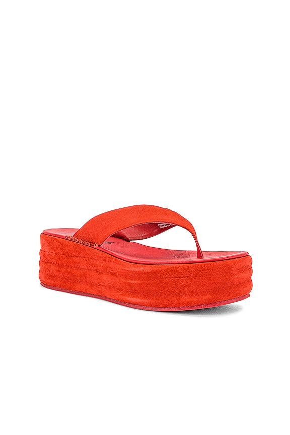 view 2 of 5 Haven Thong Flatform Sandal in Flame