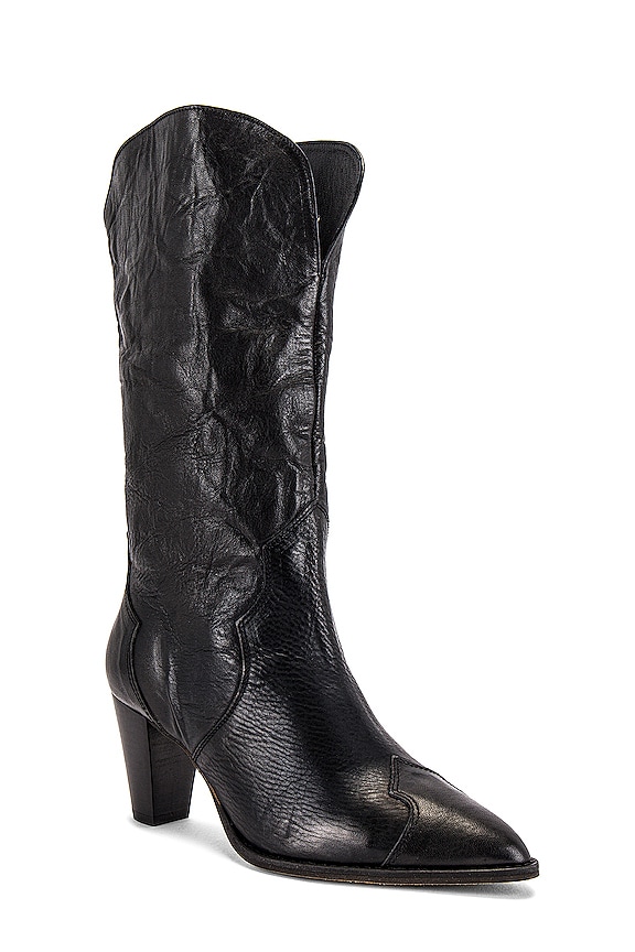 view 2 of 5 Shayne Tall Western Boot in Black