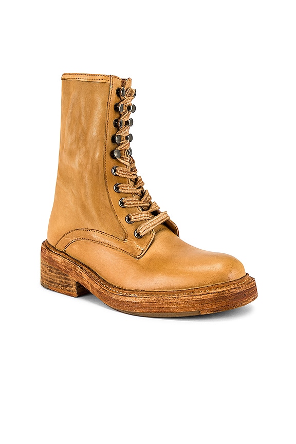 view 2 of 5 Santa Fe Lace Up Boot in Light Honey