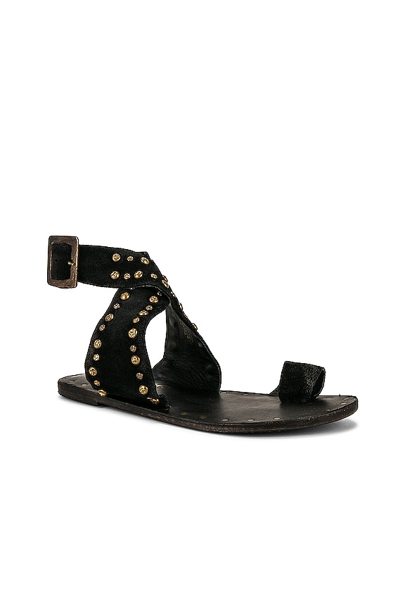 view 2 of 5 SANDALE ENVELOPPANTE FREE PEOPLE NASSAU in Black