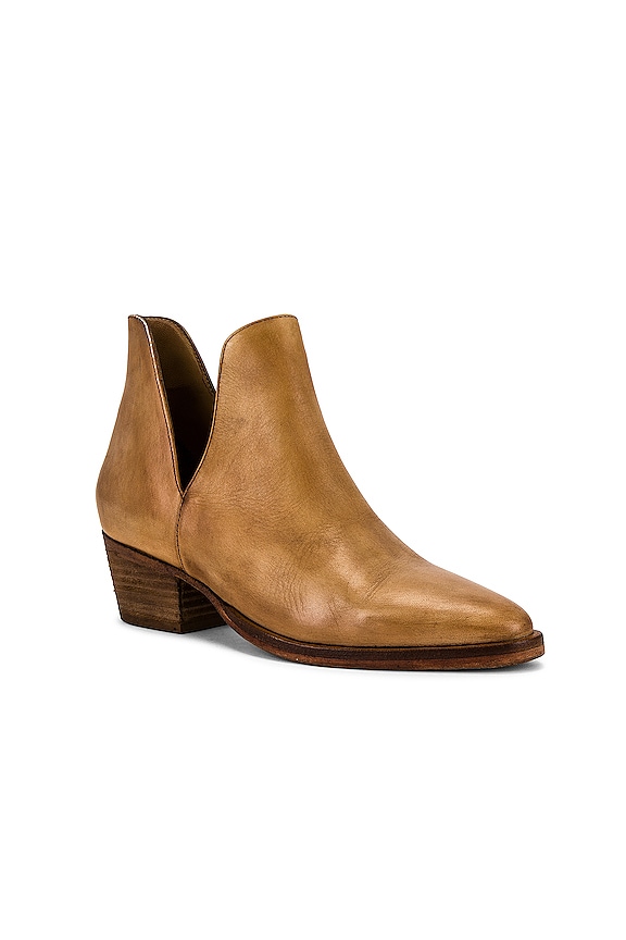Free People Charm Double V Ankle Boot in Tan | REVOLVE
