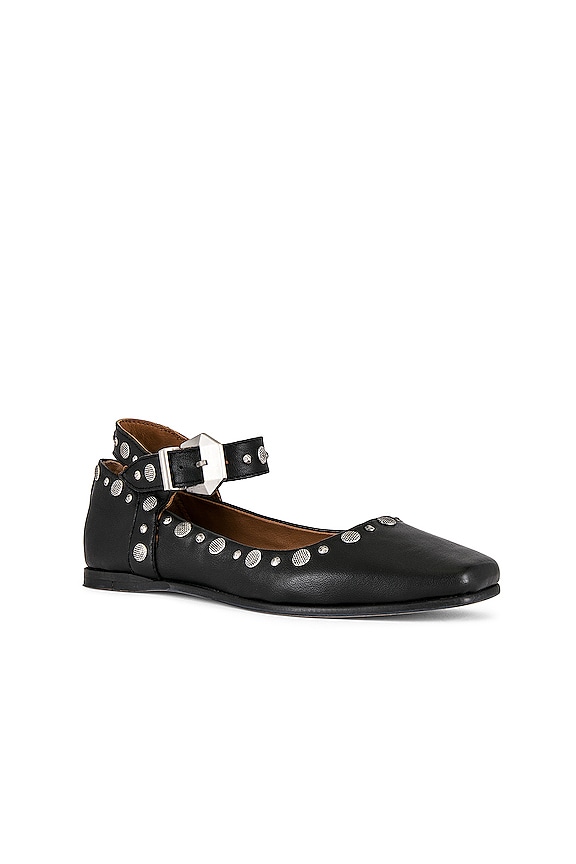 view 2 of 5 Mystic Mary Jane Flat in Black