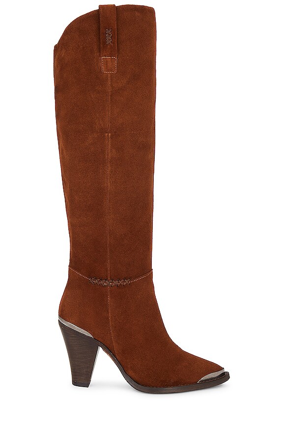 view 1 of 5 Stevie Boot in Cognac Suede