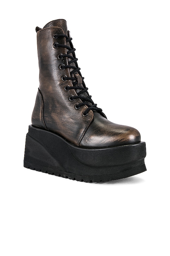 view 2 of 5 Nella Platform Lace Up Boot in Black