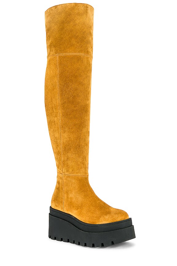 view 2 of 5 London Calling Wedge Boot in Cognac