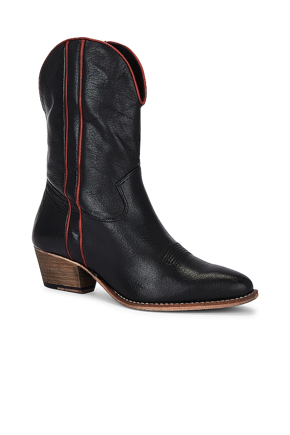 view 2 of 5 Borderline Western Boot in Black