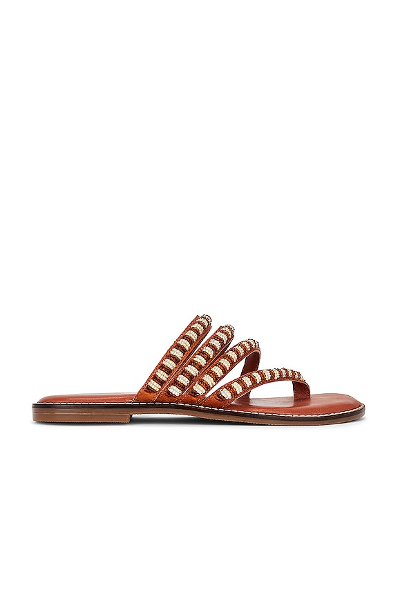 Free People Beatrice Sandal in Bronzer & Natural Comb | REVOLVE