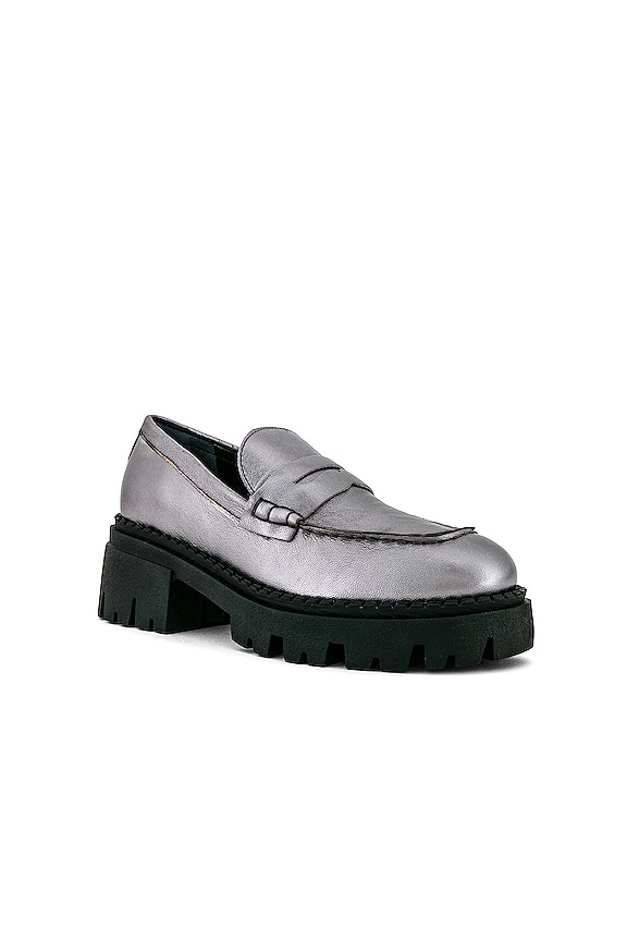 view 2 of 5 FREE PEOPLE LYRA ローファー in Pewter