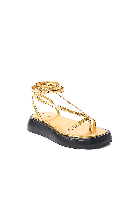 view 2 of 4 Winnie Wrap Platform Sandal in Gold