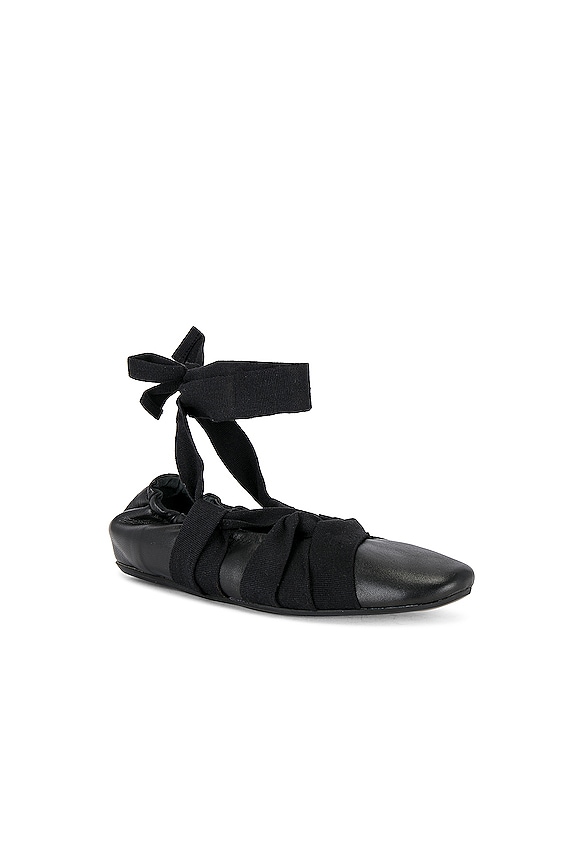 view 2 of 5 Cece Wrap Ballet Flat in Black