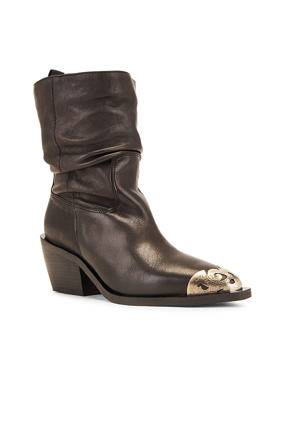 view 2 of 5 Faster Horses Filigree Boot in Black Leather