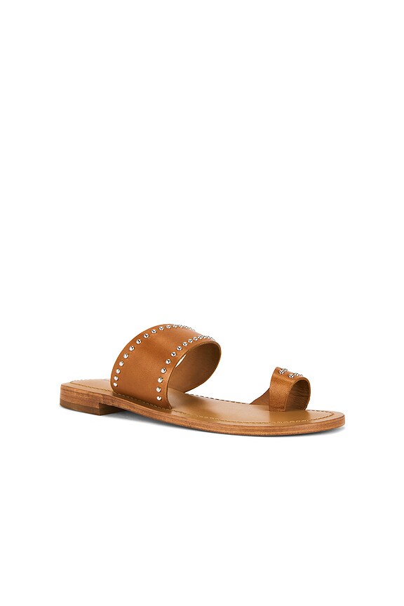 view 2 of 5 SANDALES AMELIE TINY STUD in Cognac
