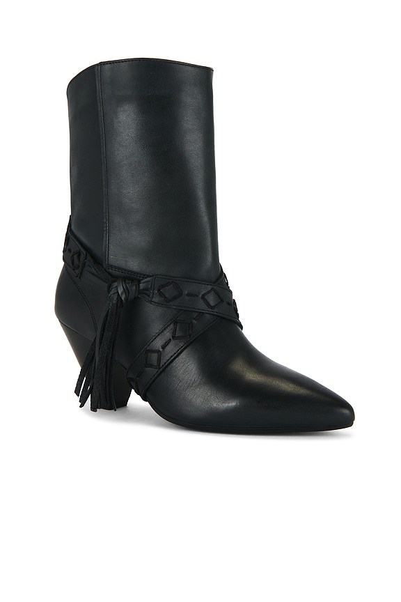 view 2 of 5 Bronte Belt Slouch Boot in Faded Black
