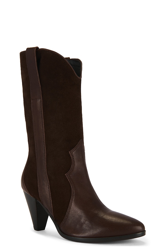 view 2 of 5 Feather Heel Boot in Chocolate