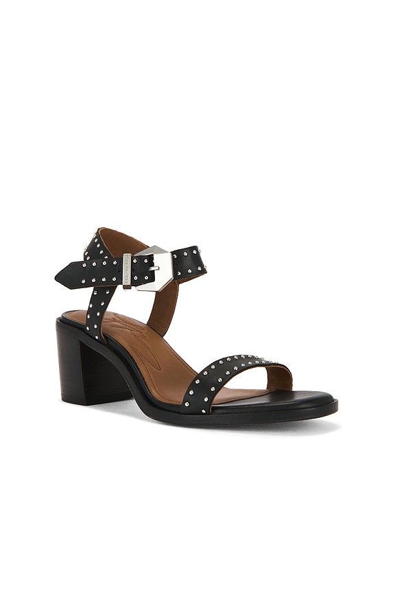 view 2 of 5 ESCARPINS BUCKLE UP BLOCK in Black Tide