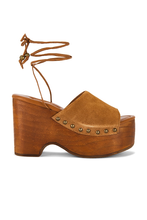 view 1 of 5 Front Row Wrap Clog in Vachetta