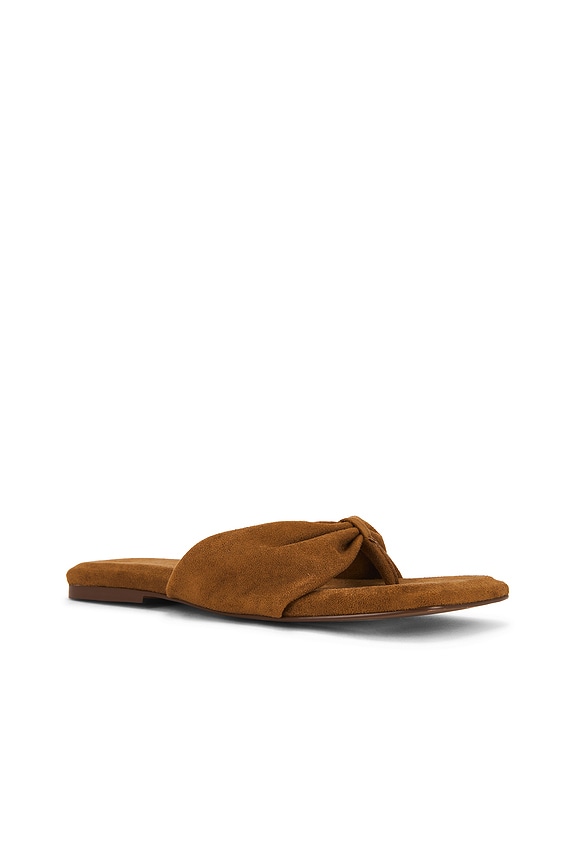 view 2 of 5 SANDALIA TIA VEGAN SUEDE in Driftwood Tan