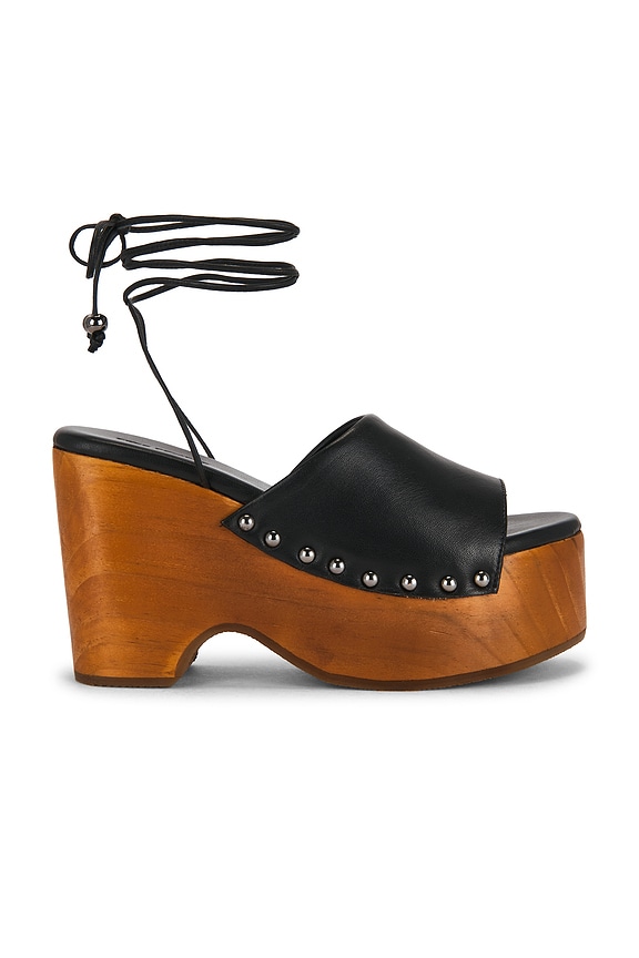 view 1 of 5 Front Row Wrap Clog in Black