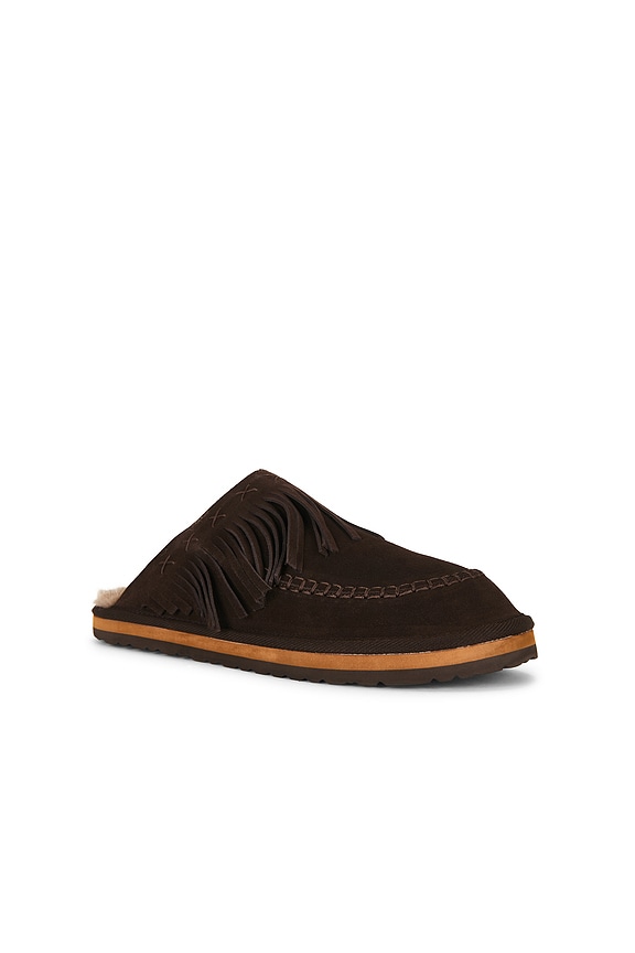 view 2 of 5 MULES FALLON  in Chocolate Suede