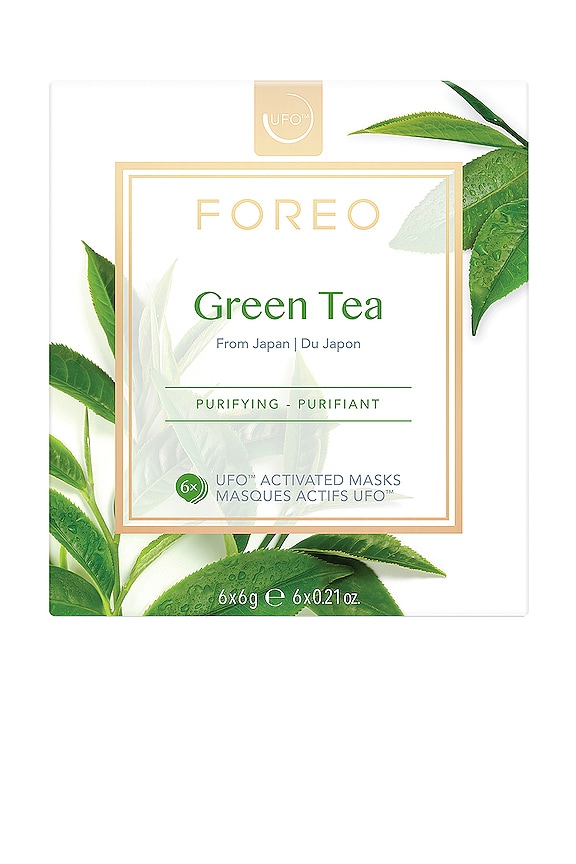 view 2 of 5 UFO Mask 6 Pack in Green Tea