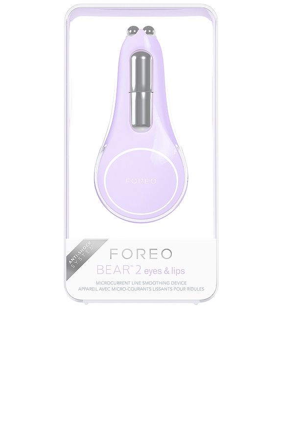 view 2 of 4 Bear 2 Eyes & Lips Microcurrent Line Smoothing Device in Lavender