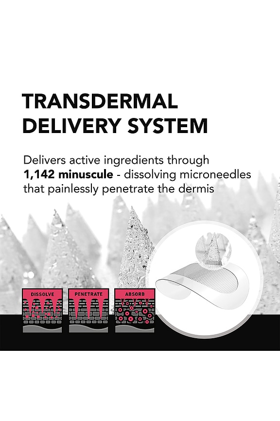 view 2 of 6 FAQ Microneedling Anti-wrinkle Hyaluronic Acid Patches For Forehead 3 Pack in 