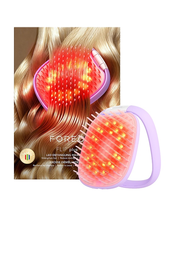 view 2 of 7 Flip Plus LED Detangling Hairbrush in 