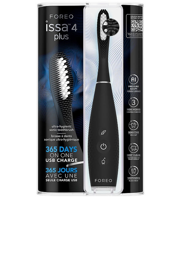 view 2 of 6 CEPILLO DE DIENTES ISSA 4 PLUS SMART HYBRID SILICONE SONIC in Black