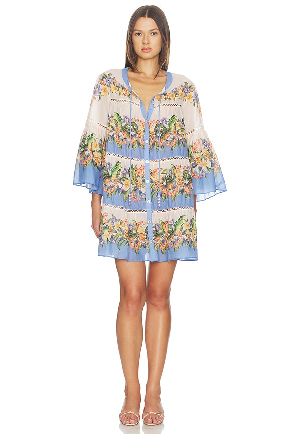 view 1 of 4 Mini Dress in Hilo Stripes Light Blush