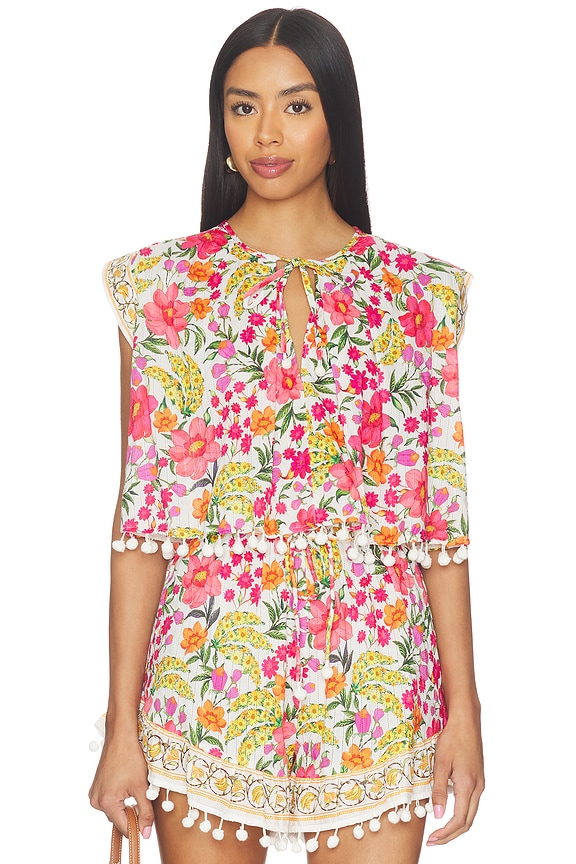 view 1 of 4 Banana Flowers Blouse in Off White