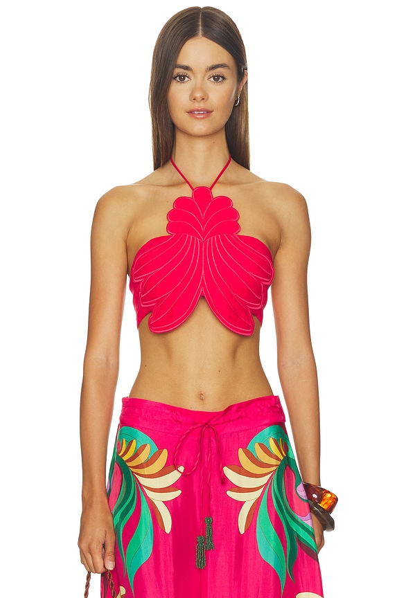 view 1 of 4 TOP HALTER 3D in Banana Queen