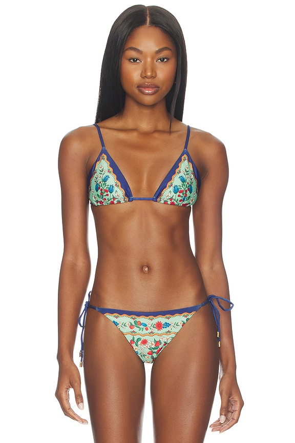 view 1 of 5 HAUT DE MAILLOT DE BAIN in Fruit Beauty Faded Green