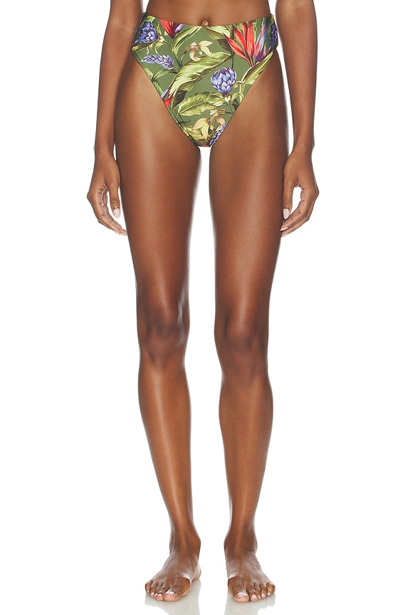 view 1 of 4 BAS DE MAILLOT DE BAIN in Strilitzia Dark Green