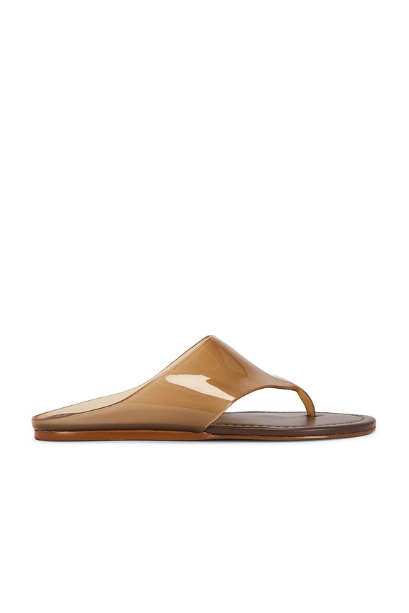 view 1 of 5 Jelly Thong Flat Sandal in Walnut