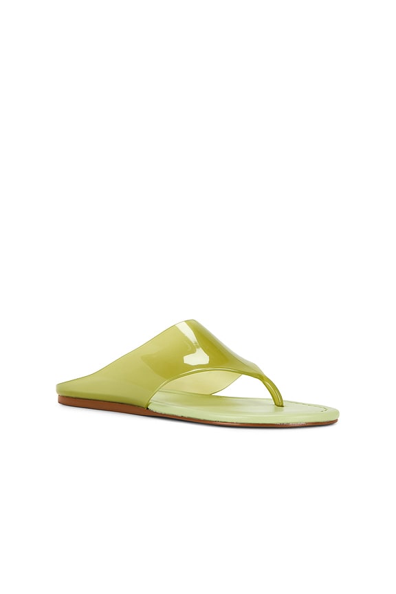 view 2 of 5 SANDALES JELLY THONG FLAT in Sage Green