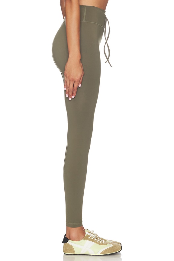 view 2 of 7 Drawstring Leggings in Olive