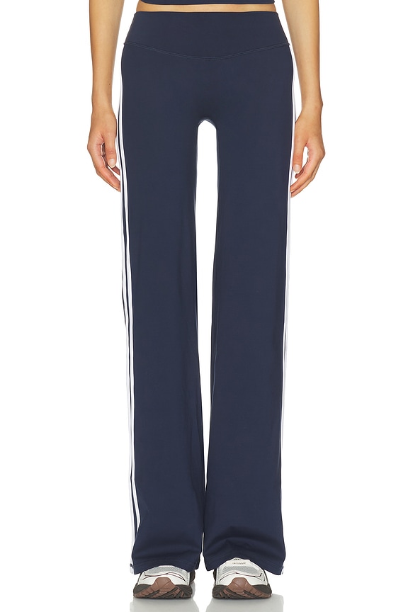 view 2 of 6 Track Leggings in Navy & White