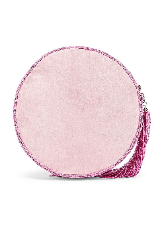 view 2 of 5 Secret Garden Clutch in Pink