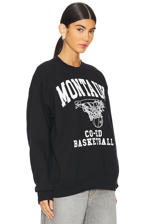 view 2 of 4 Montauk Basketball Crewneck in Black