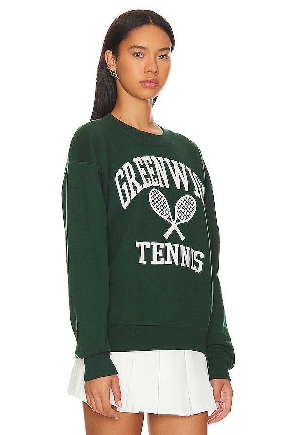view 2 of 4 GREENWHICH TENNIS 맨투맨셔츠 in Forest