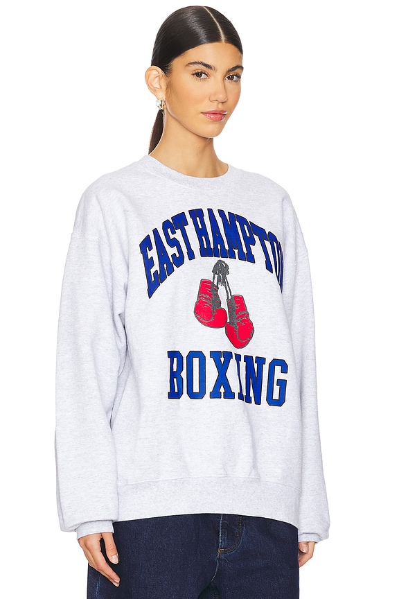 view 2 of 4 East Hampton Boxing Crewneck in Ash